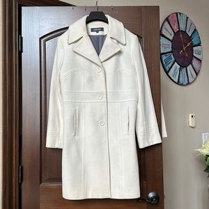 Cream Winter Fashion Coat